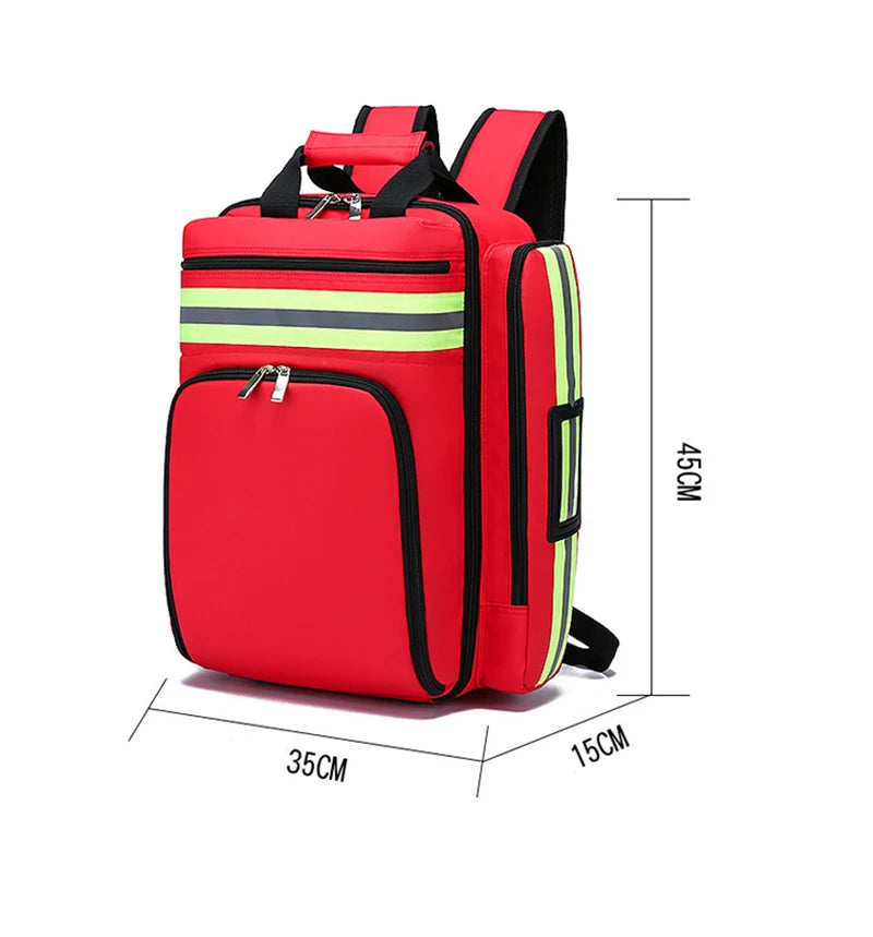 Disaster Relief Bag First Aid Kit Emergency Rescue Backpack Large Capacity Classified Storage Survival Kits Medical Organizer