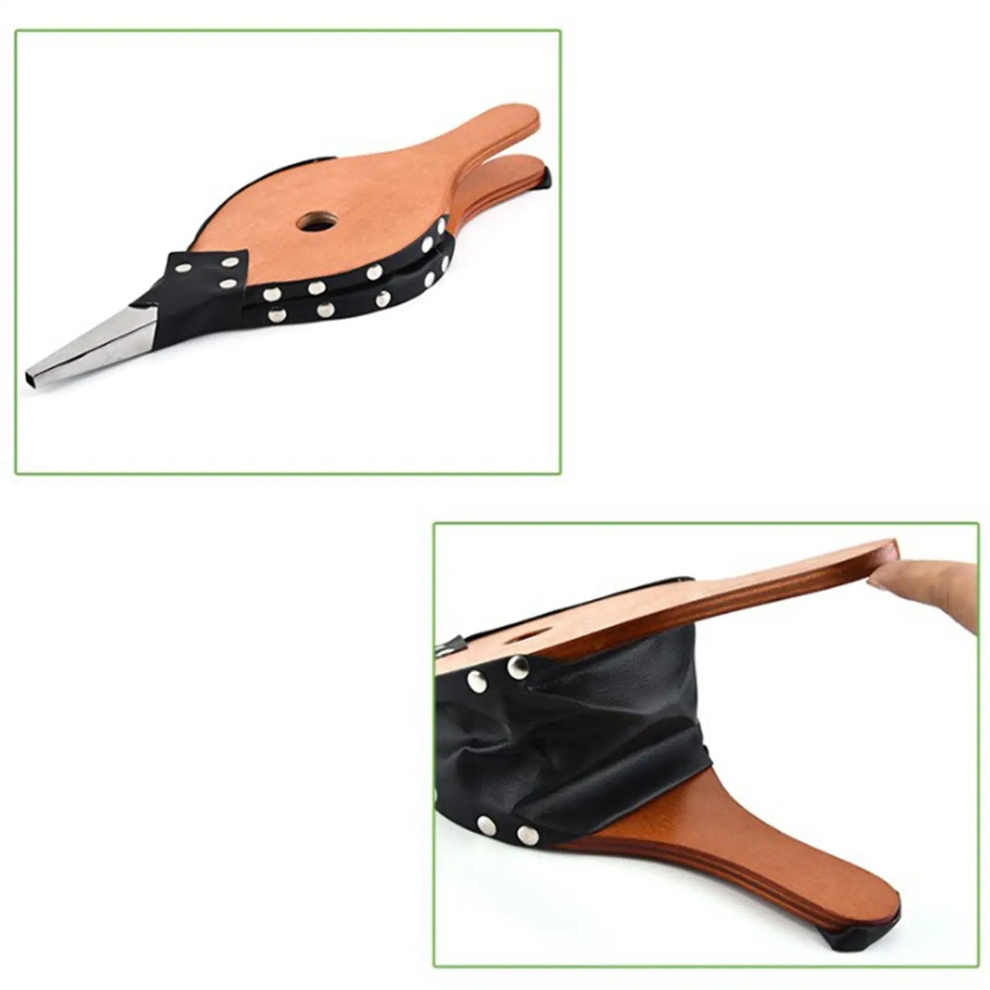 Portable Fireplace Bellows Wood Air Blower Hand Fire Bellow Bellow for Fireplace, Barbecue Fast Lighter