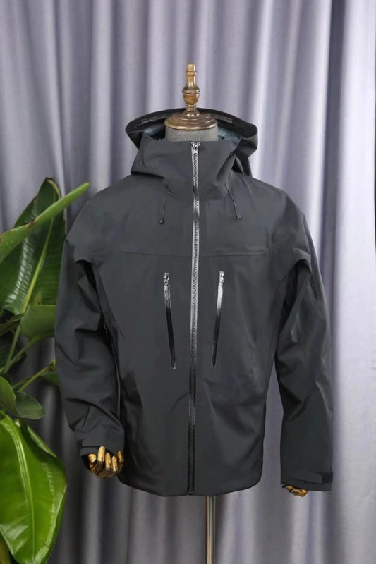 ARC SV Embroidery Bird Logo Three Layer Mens Womens Camping Coat Outdoor Waterproof Windbreaker Hiking Ski Jackets Unisex