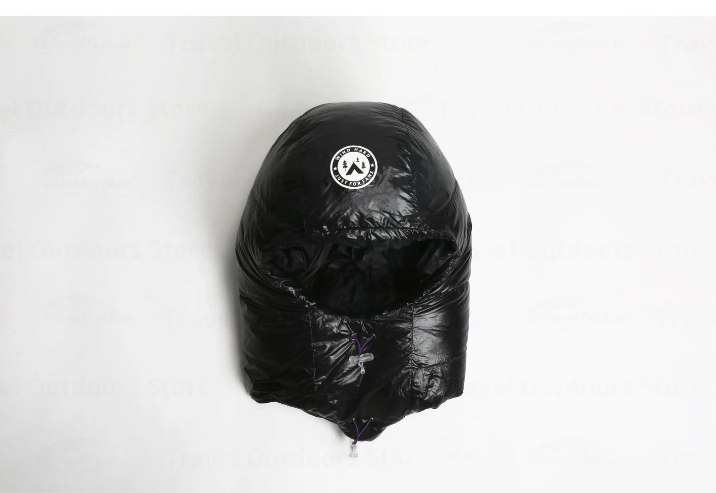 AEGISMAX WIND HARD 10D 800FP Ultralight Down Hat Outdoor Camping Windpoof Caps Warm Snow Hood with Neck Winter Ski Uinsex