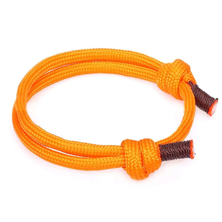 550 Paracord Rope Thread Knot Wrap Survival Bracelets Handmade Double Layer Emergency Outdoor Multipurpose Women Men Jewelry