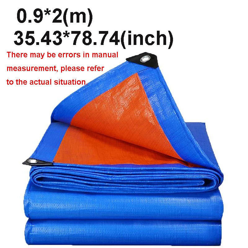 Waterproof Tarp Tarpaulin Awning Durable Rectangle Sun Shade Patio Sunrays Uv Block Rain Cover Camping Outdoor Facility Backyard