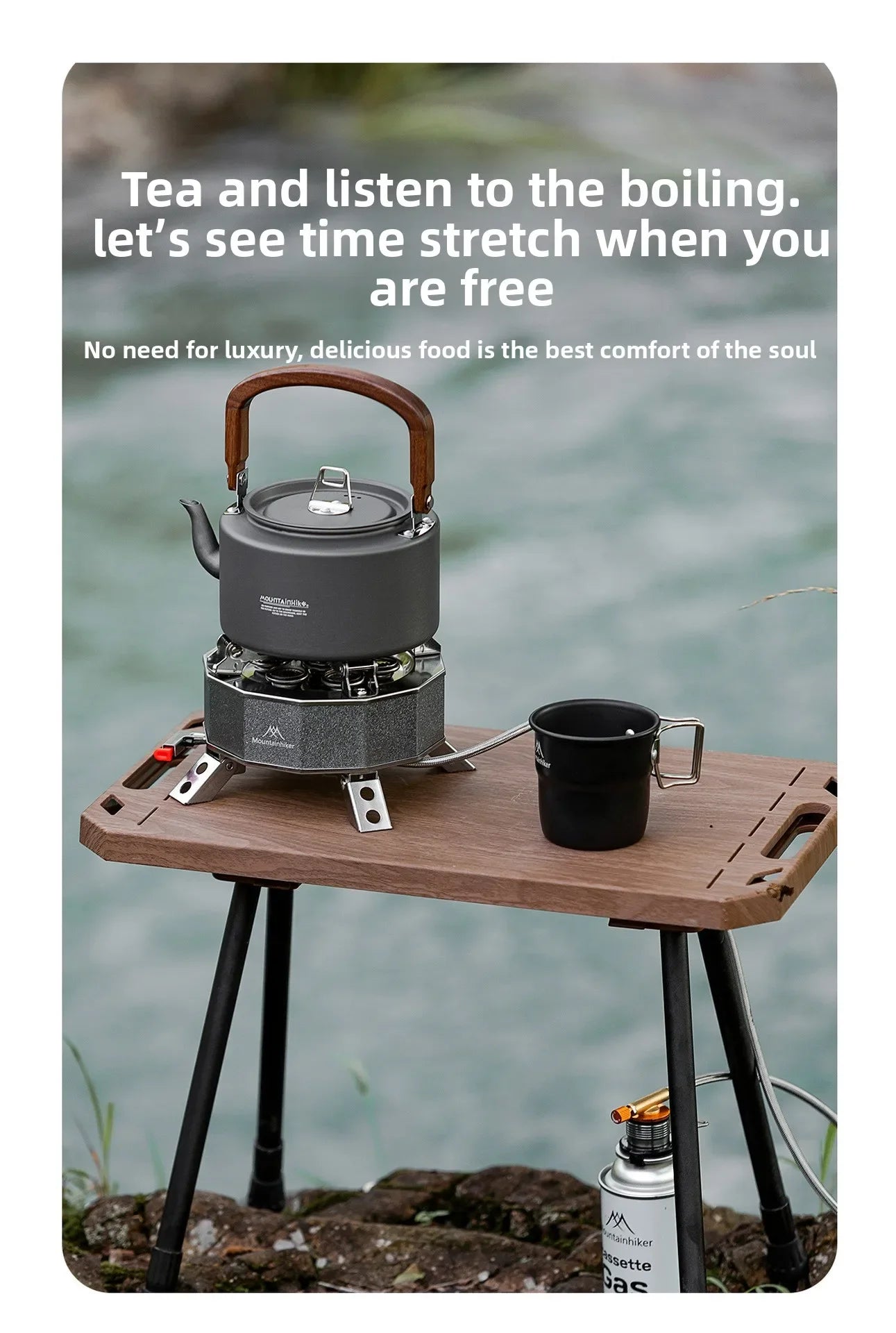 Mountainhiker Burner 15800W 19800W Gas Stove Cookware Portable Furnace Picnic Barbecue Supplies Outdoor Camping Hiking Tourist