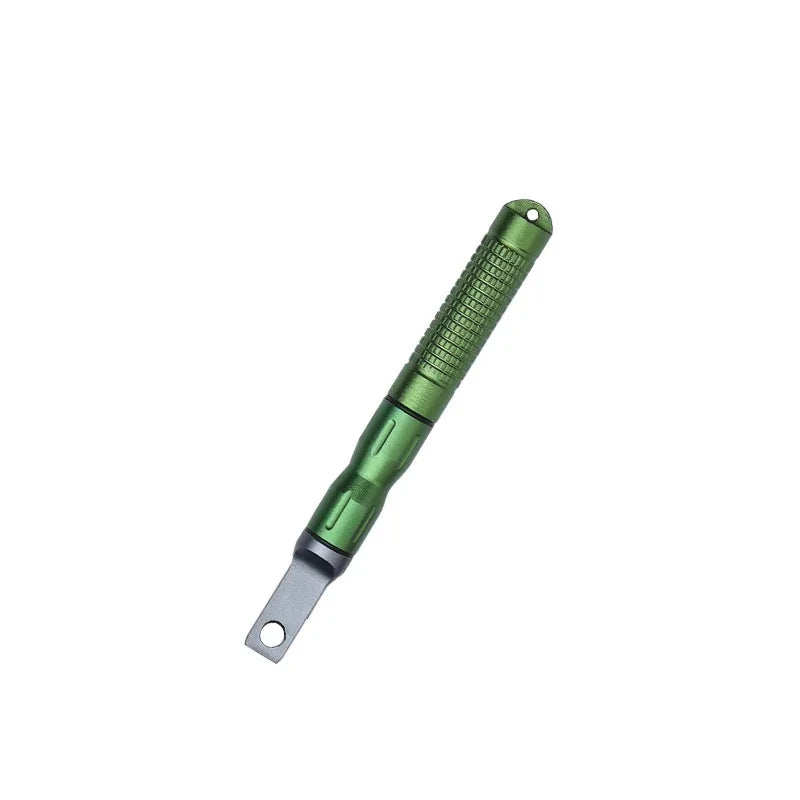 New Wilderness Survival Portable Flint Kit - Magnesium Fire Starter Stick with Wooden Handle for Camping Outdoor Equipment Tool