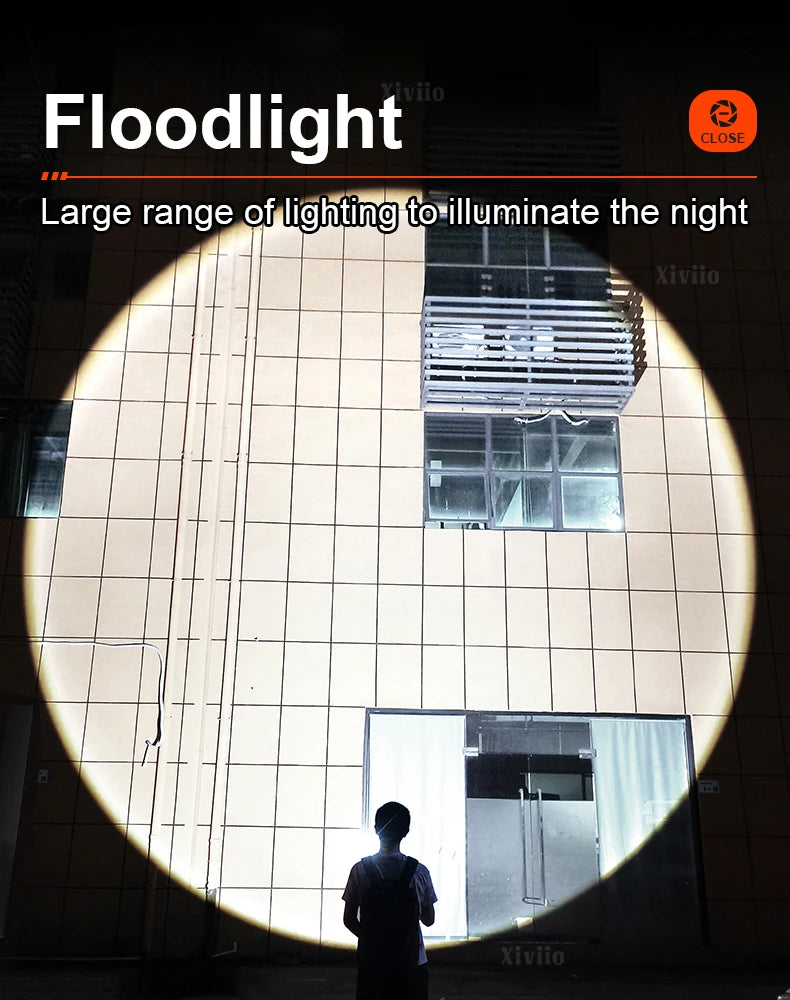 2025 NEW Ultra Bright LED Flashlight 85000000LM Strong Light Tactical Torch Rechargeable Portable Lamp Outdoor Camping Lantern