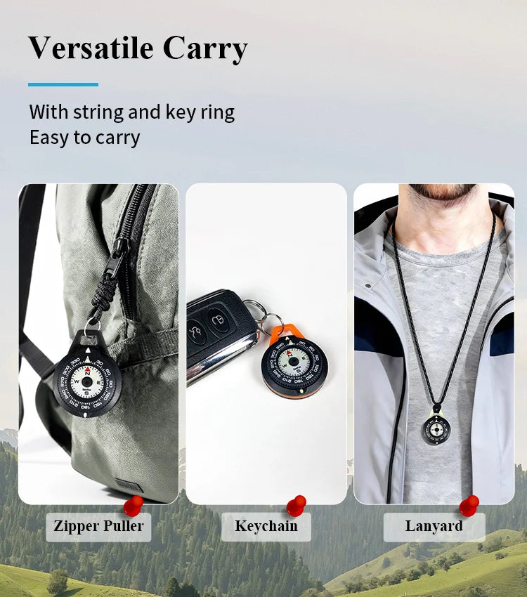 Kanpas EDC Outdoor Compass / Diving compass with Luminous /High Quality compass /Turnable Bezel/K18