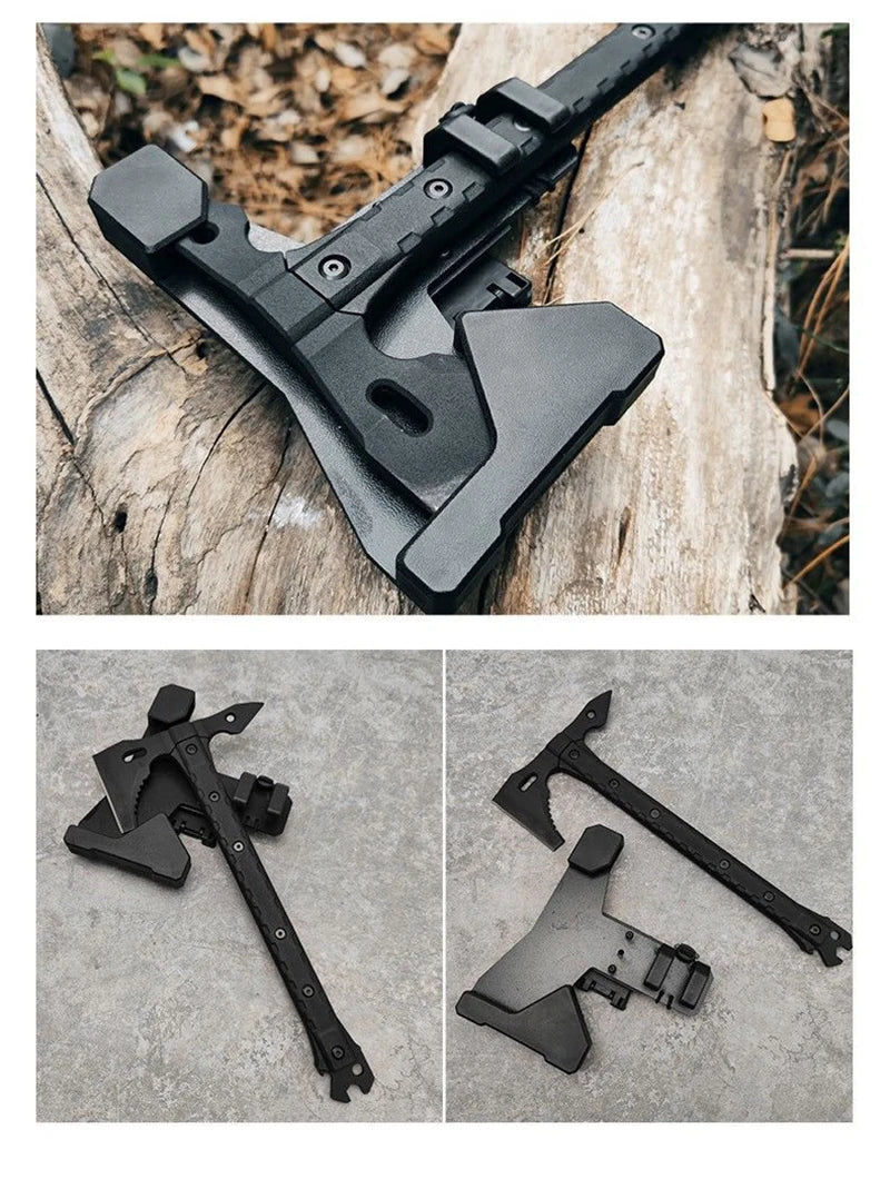 Multifunctional Hand Axe Mountain Camping Tactical Survival Defense Axes Outdoor Cutting Firewood Axe Portable Fire Rescue Axes