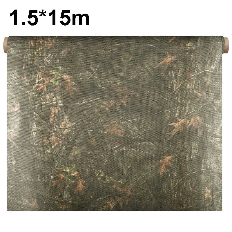 Camo Hunting Netting 1.5*2/3/4/5/6/8/10/12/15m 300D Tree2 Sunshade Garden Tent Hood Background Decoration Snow Winter Camouflage