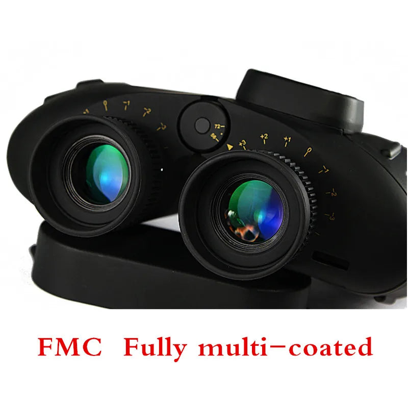 Waterproof Binoculars Nikula 7x50 Telescope Military Powerful Rangefinder Long Range With Digital Compass Night Vision Hunting