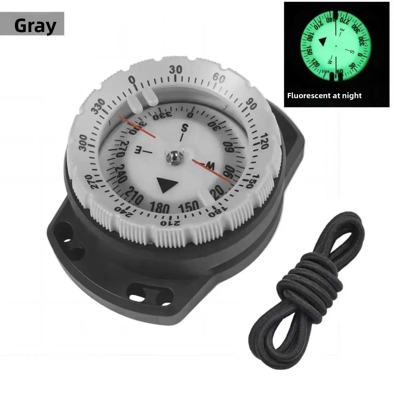Profional ade Diver's Cass Fluorescent Underwater 50m Deep Sea Navigation Watch oproof Water Resistant Wristwatch