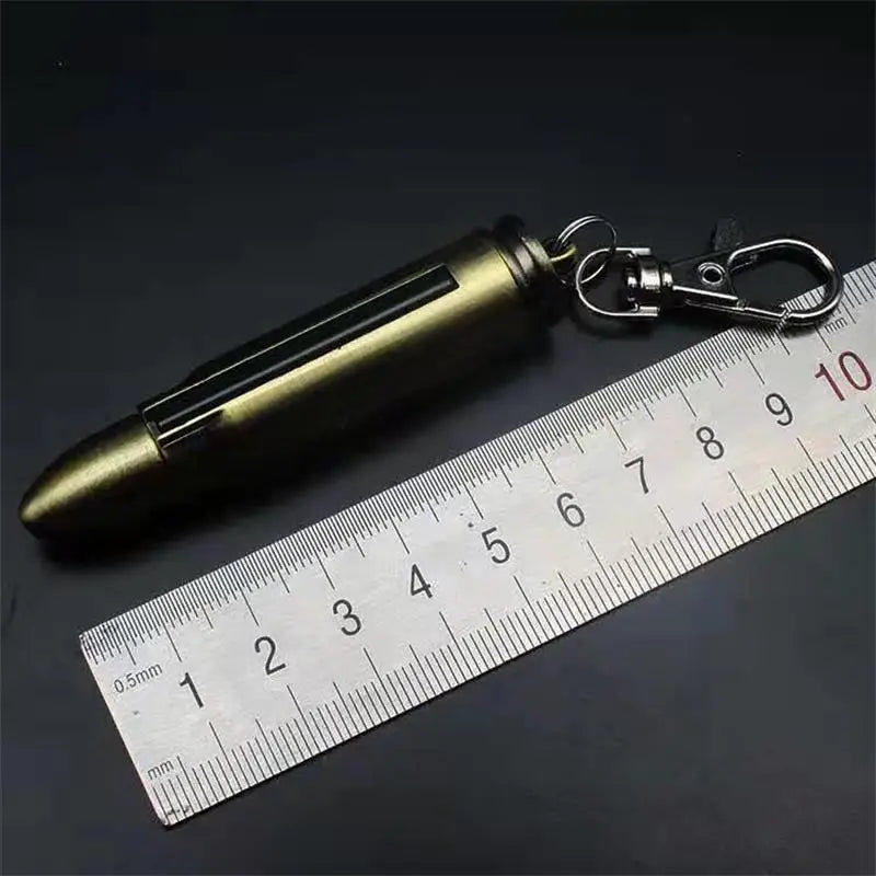 Metal Keychain Match Lighter, Portable Retro Waterproof Lighter, Emergency Survival Equipment Lighter Barbecue Camping Gifts