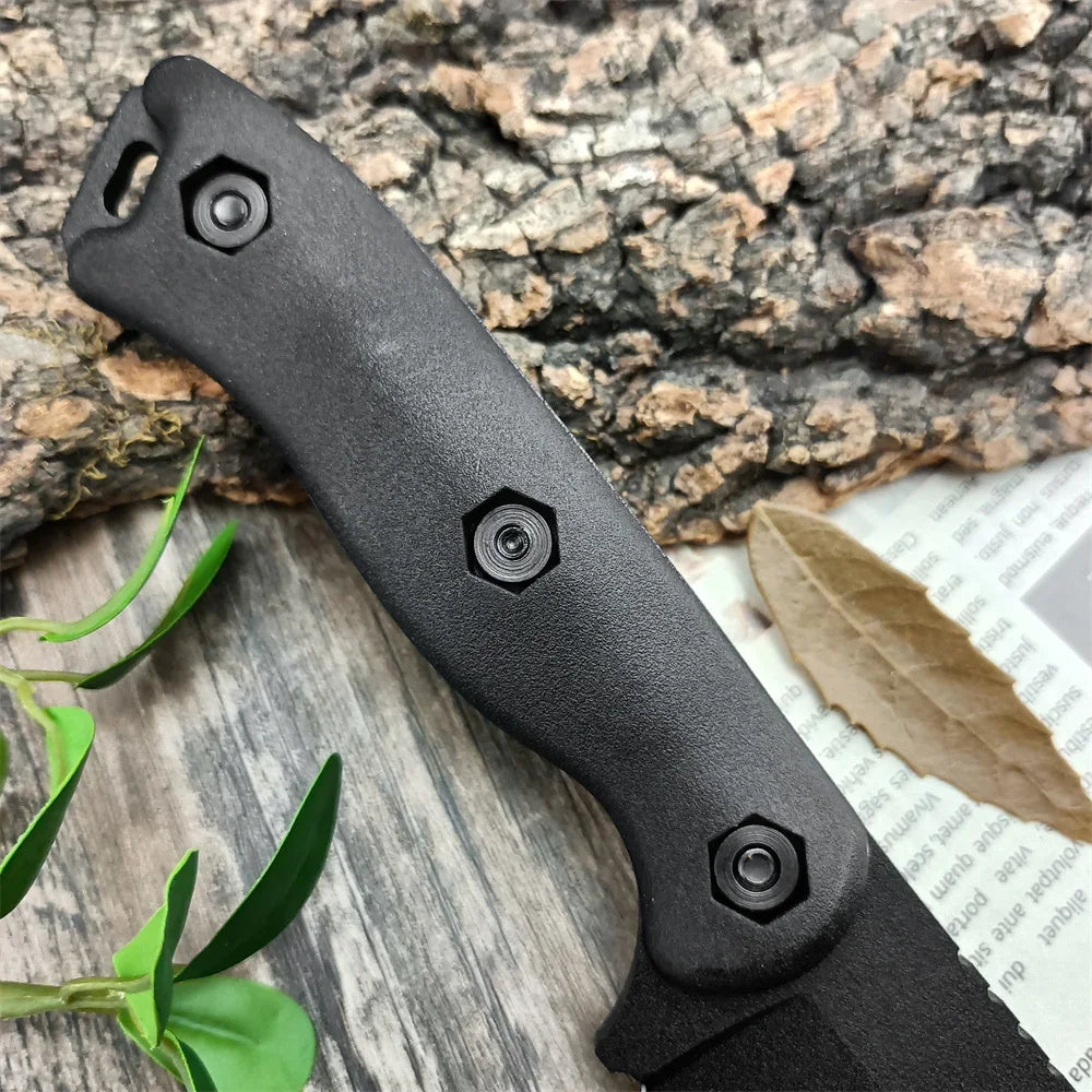 KA-BAR18 Military Fixed Blade Knife D2 Blade Nylon Fiberglass Handle Outdoor Jungle Hunting Cutting Knives EDC Emergency Tools