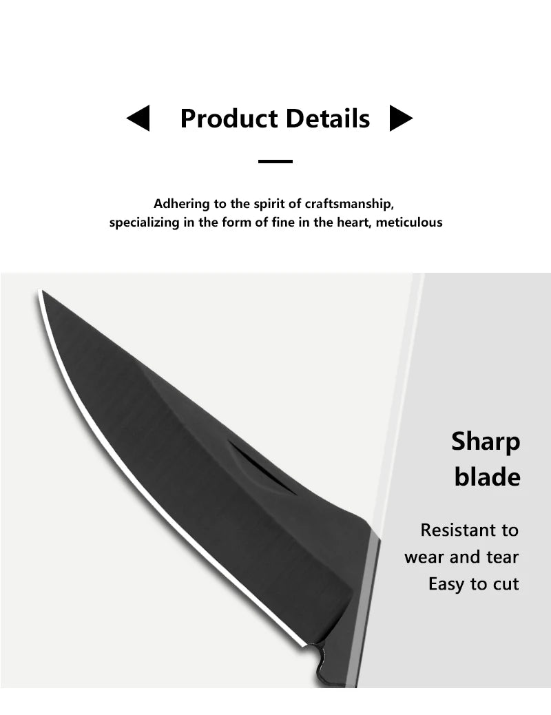 Portable Outdoor Folding Knife for Camping, Mini Household Stainless Steel Fruit Knife, Letter Opener Folding Knife