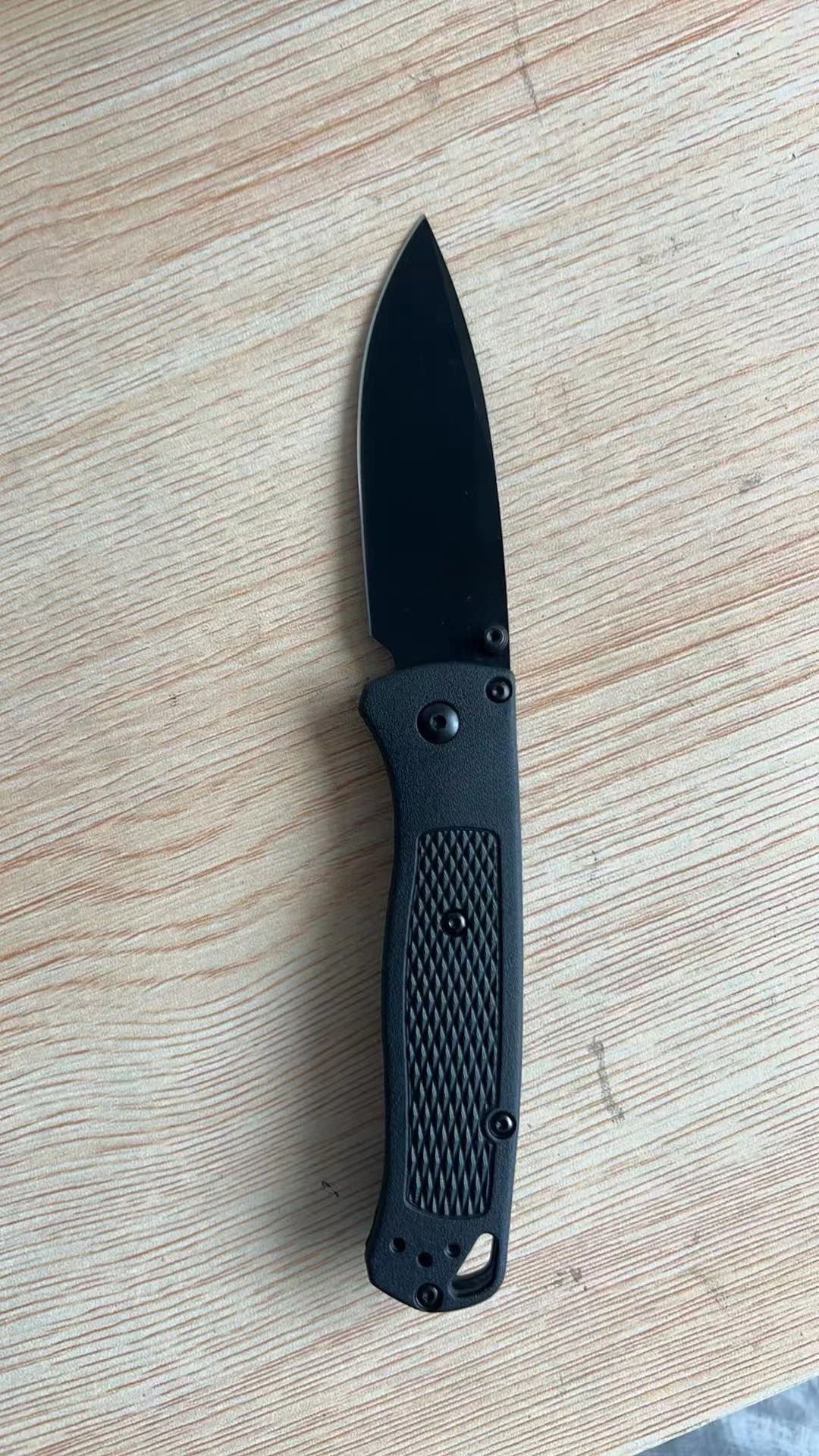 BM  Bugout EDC Folding Pocket Knife Black/ White Blade Survival Tactical Knife Outdoor Facas Jackknife Hand Tools Rescue