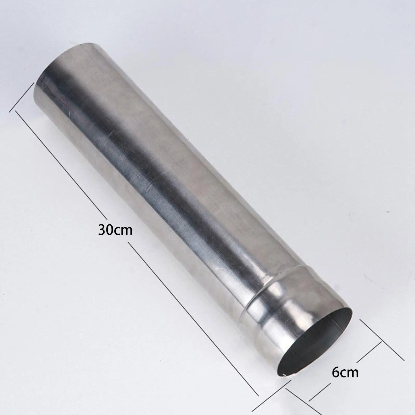 Straight Flue Extension Tube Chimney Pipe Fireplace Stove Pipe for Camping Hiking Burner Wood Log Burning Stove Winter Heater