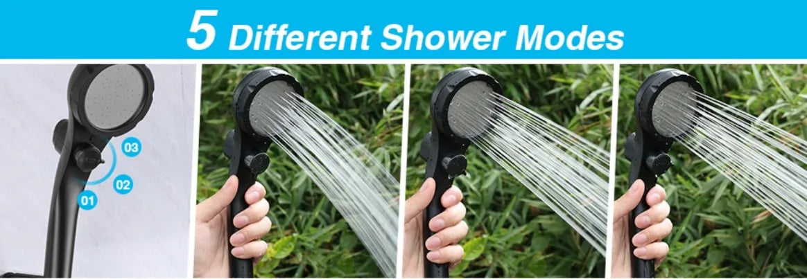 Portable Camping Shower with Rechargeable Pump - 6000mAh Outdoor Shower Kit W/ 20L Foldable Bag for Travel, Garden & Car Wash