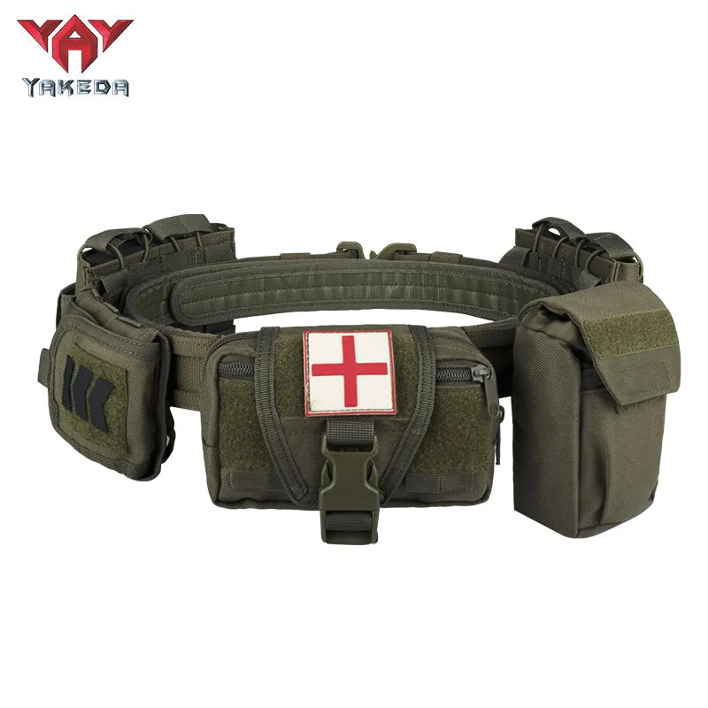 Yakeda Gear User Outdoor Black Hunting Tactics Law Enforcement Duty Security Traffic air gun Belt airsoft equipment Camo