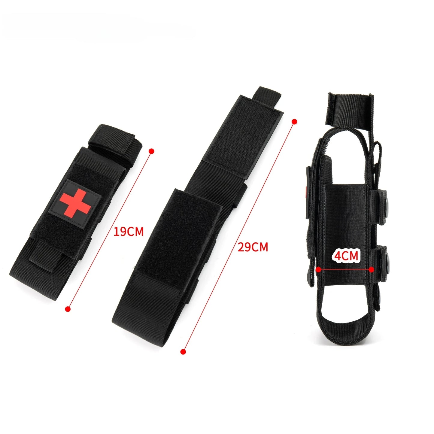 New Tactical Cat First Aid Nylon Tourniquet Pouch Single Pistol Mag Bag Case Outdoor Hunting Knife Holster Medical Scissor Packs