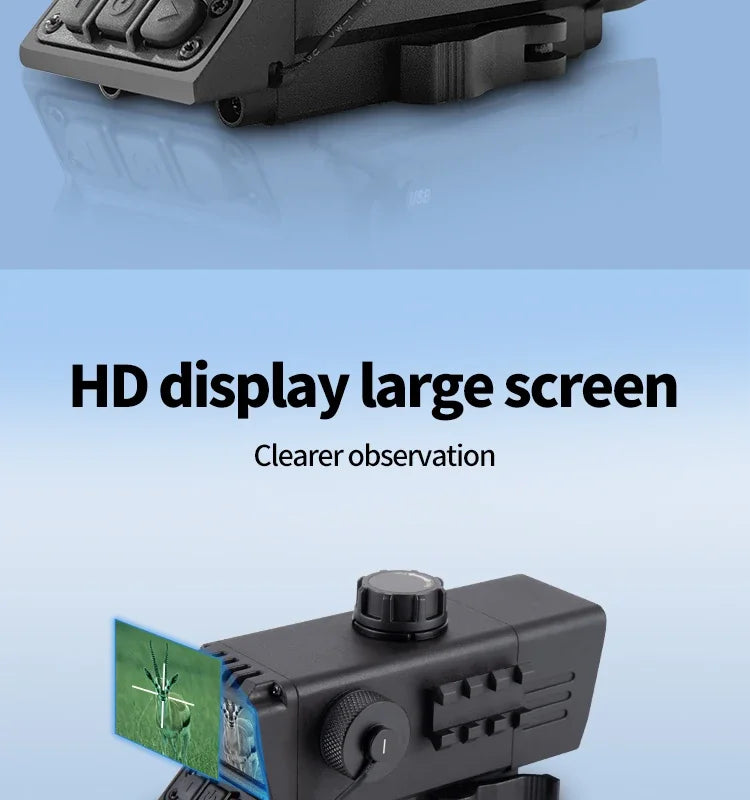 3.5X32 Digital Night Vision Scope with Video Recording | BDC Ranging | 7 Reticles | IP67 Waterproof for Rifle/Picatinny Rail