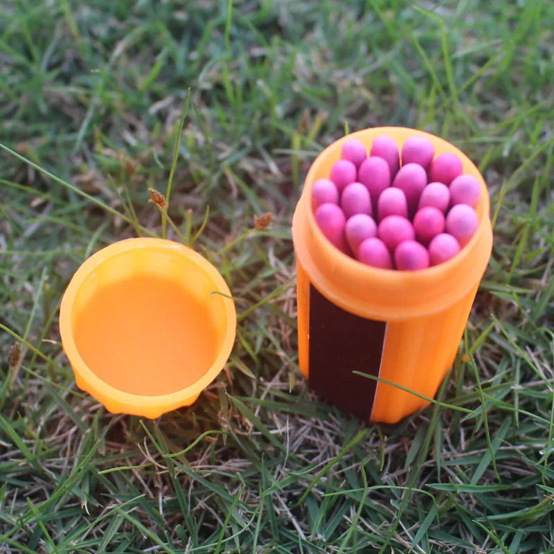 Cool Outdoor Camping BBQ Ignition Tool Windproof Waterproof Matches Emergency Survival Combustion Ignition Equipment 20pcs(box)