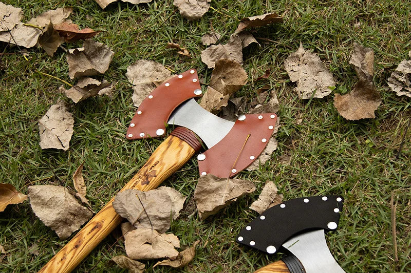 Double Edged Axe Outdoor Camping Survival Axes Woodworking Cut Firewood Hand Axe Multifunctional Fire Rescue Forging Axes