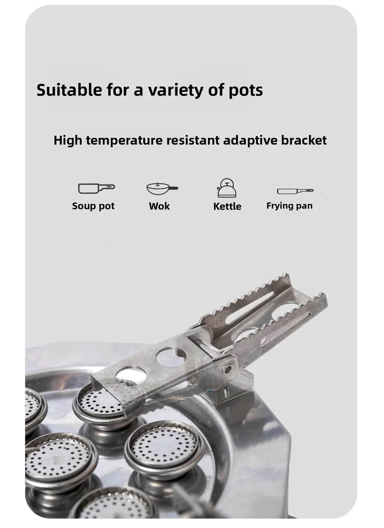Mountainhiker Burner 15800W 19800W Gas Stove Cookware Portable Furnace Picnic Barbecue Supplies Outdoor Camping Hiking Tourist