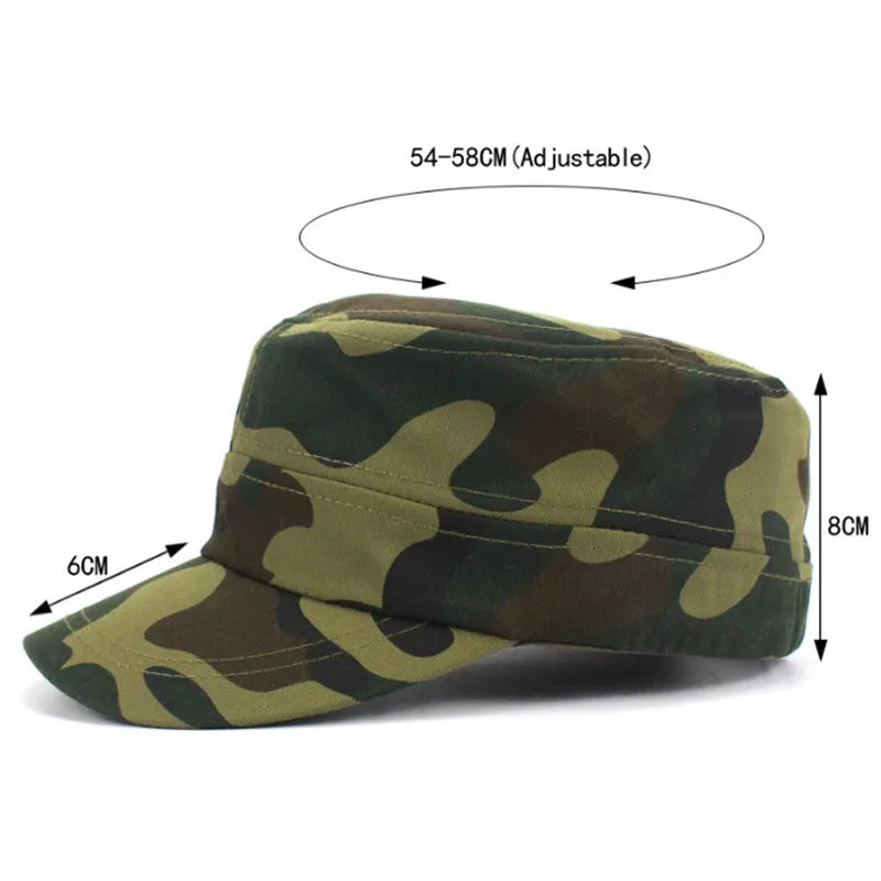 Men Army Hat Outdoor Sport Caps Camouflage Baseball Cap Tactical Military Army Camo Hunting Finshing Cap Flat Top Hats