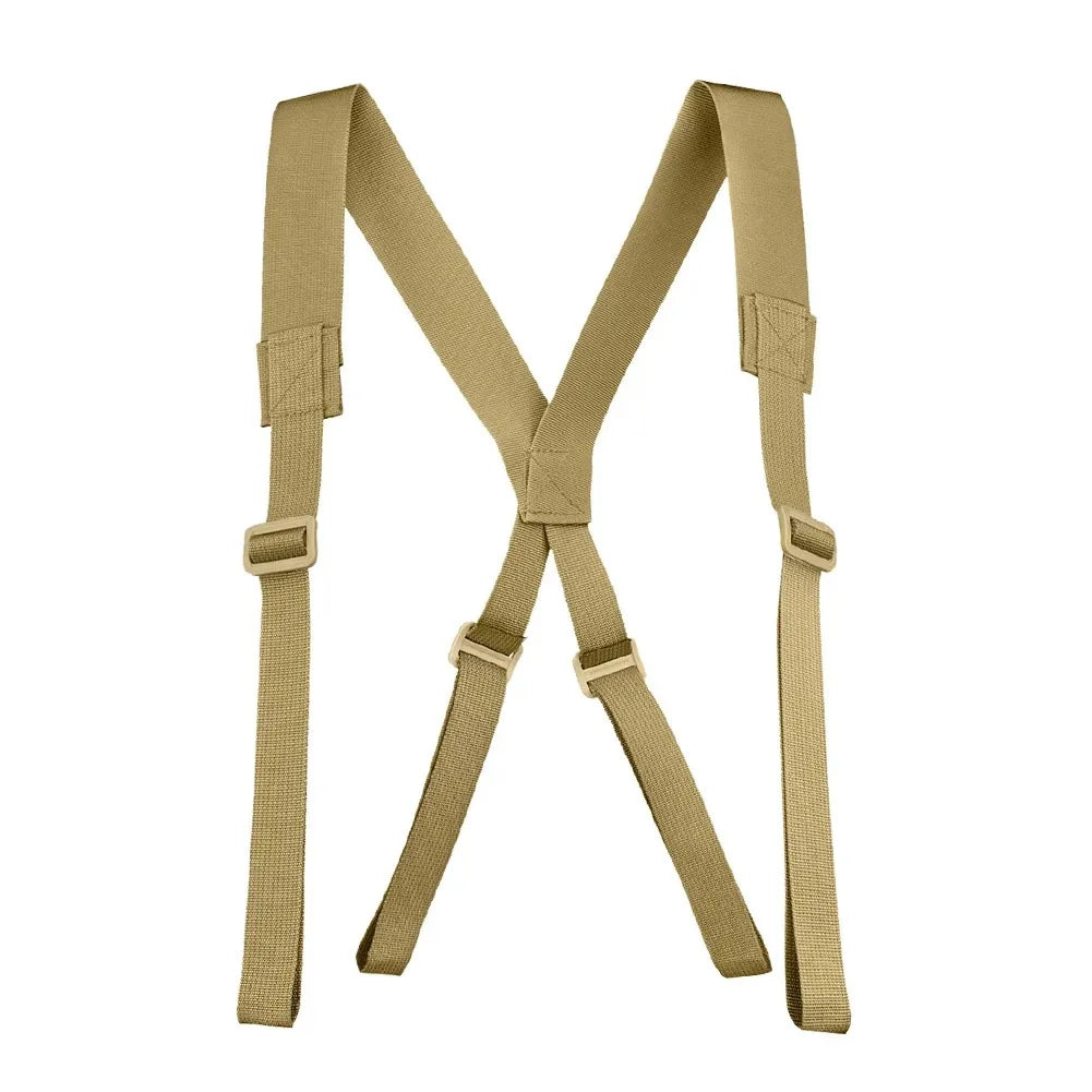 Tactical MOLLE Harness Nylon Shoulder Straps Heavy-Duty Gear for Outdoor Airsoft Hiking Camping Hunting Tactical Missions