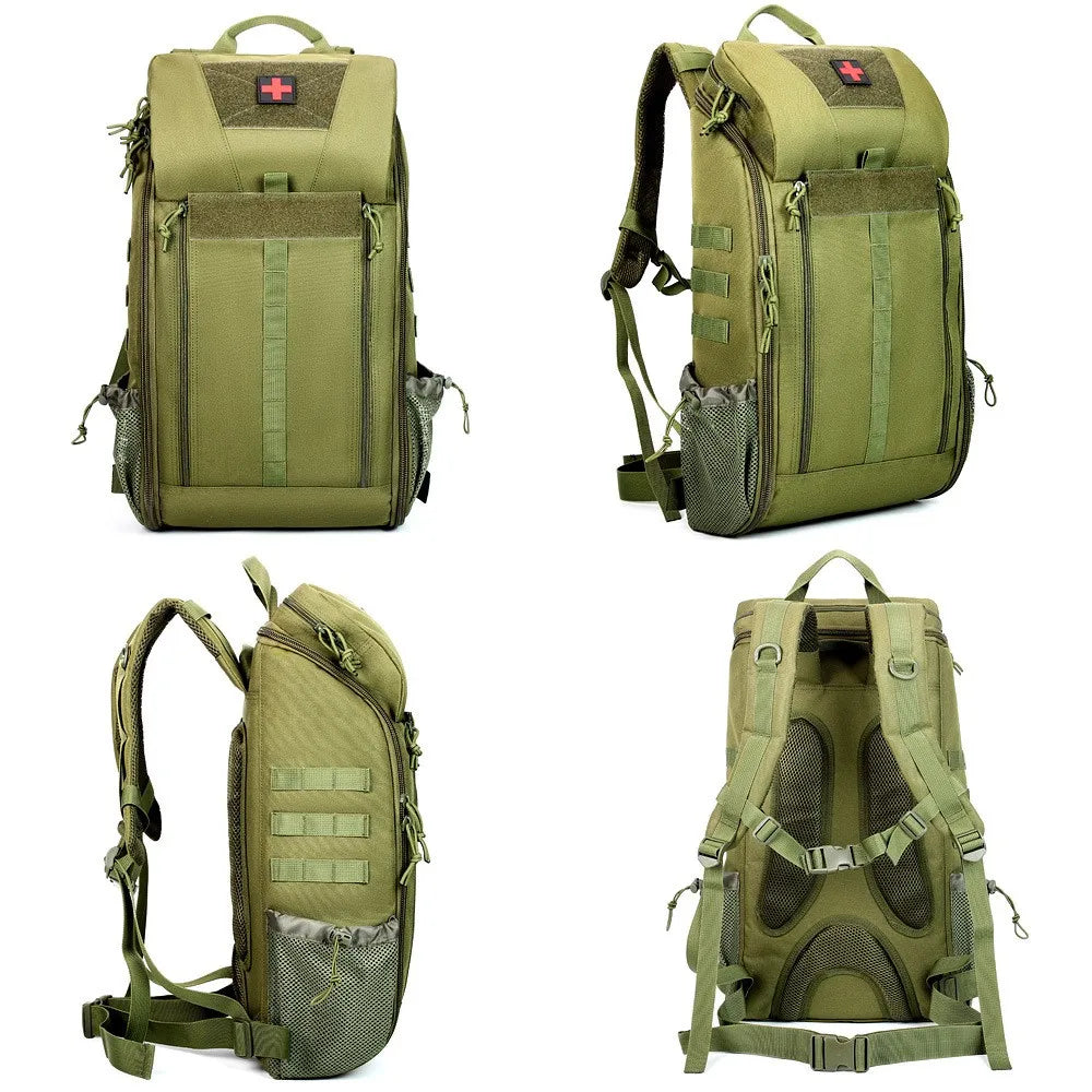 Tactical Medical Backpack MOLLE First Aid Rescue Pack with Removable Internal Organizer for Outdoor Emergency Hiking Camping