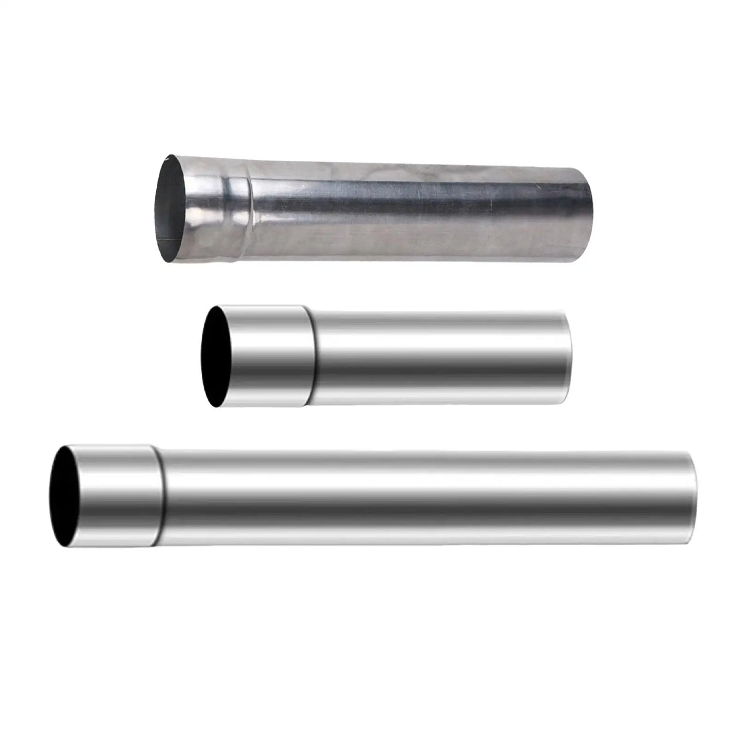 Straight Flue Extension Tube Chimney Pipe Fireplace Stove Pipe for Camping Hiking Burner Wood Log Burning Stove Winter Heater