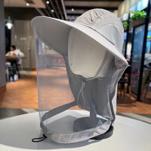 Insect Hat Fishing Hat Bug Mesh Head Net Face Protector Camping Hats Fishing Cap  Outdoor Fishing Cap Anti Mosquito