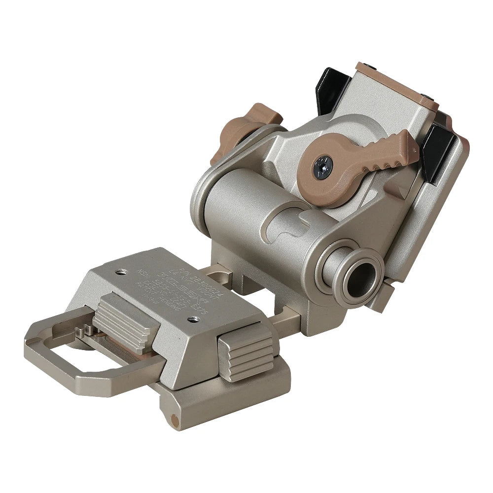 BOOIU Tactical Helmet Night Vision Mount for L4G24 PVS15/18 Metal Goggles Mount NVG Helmet Mount Helmet Combat Accessories