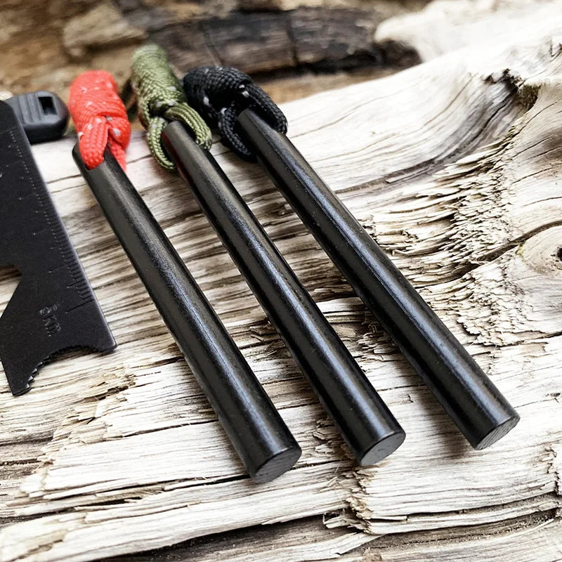 Bear Grylls Survival Fire Starter Magnesium Flint Rod Portable Emergency Firesteel Kit Lighters Smoking for Camping Hiking Tool