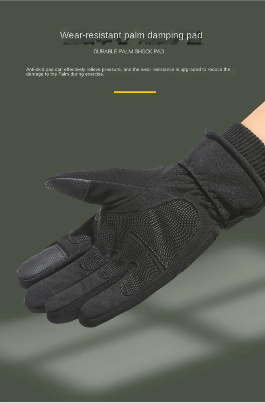 Winter tactical hunting full finger walking gloves, skiing protective sports gloves, riding gloves, motorcycle and mountaineerin