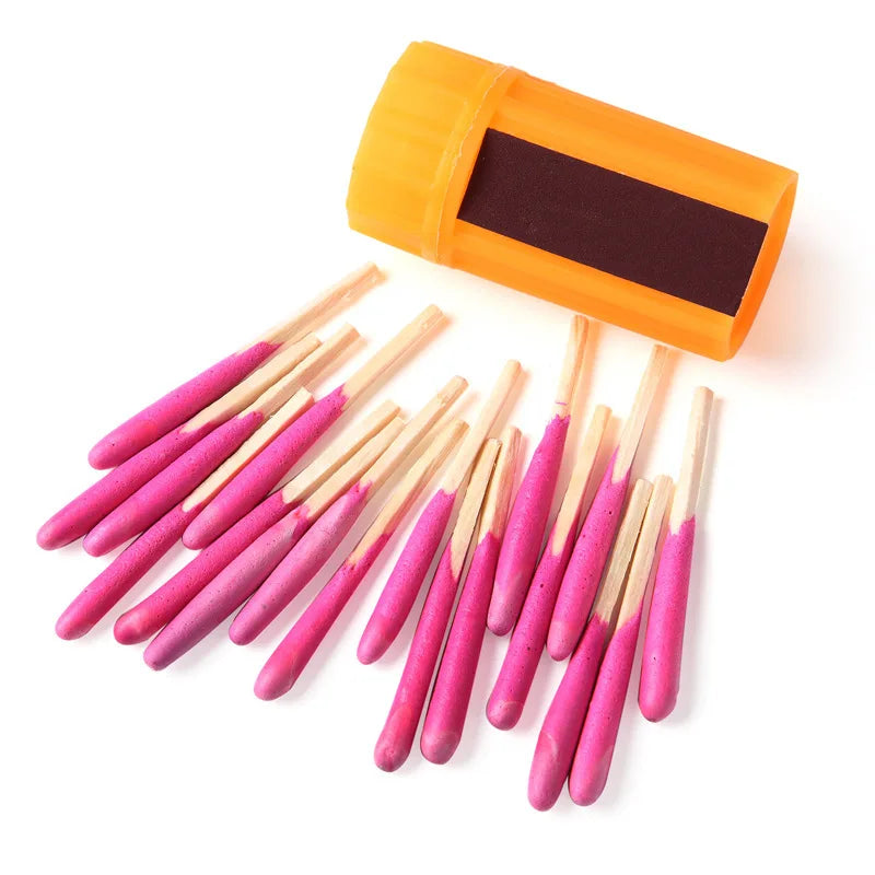 Cool Outdoor Camping BBQ Ignition Tool Windproof Waterproof Matches Emergency Survival Combustion Ignition Equipment 20pcs(box)
