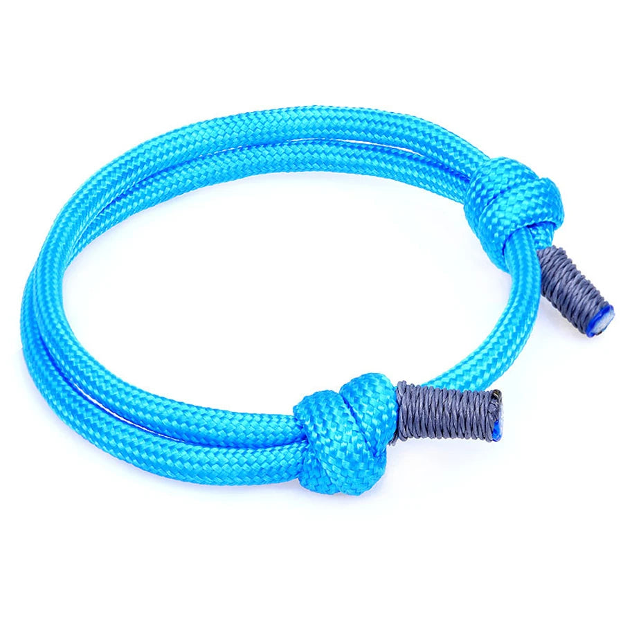 550 Paracord Rope Thread Knot Wrap Survival Bracelets Handmade Double Layer Emergency Outdoor Multipurpose Women Men Jewelry
