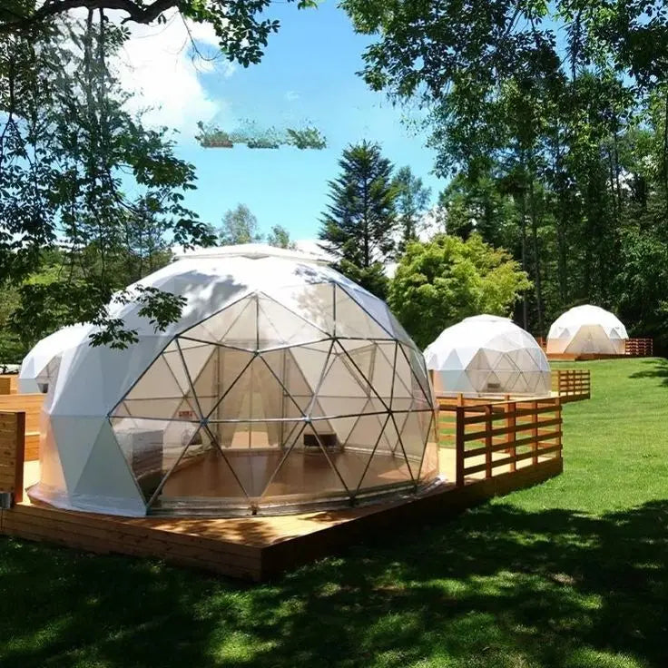 【Free  Global Shipping】 5 Meters Diameter Geodesic Dome Tent 1-2 people Spherical Tent Hotel Resort Outdoor Luxury Glamping Dome