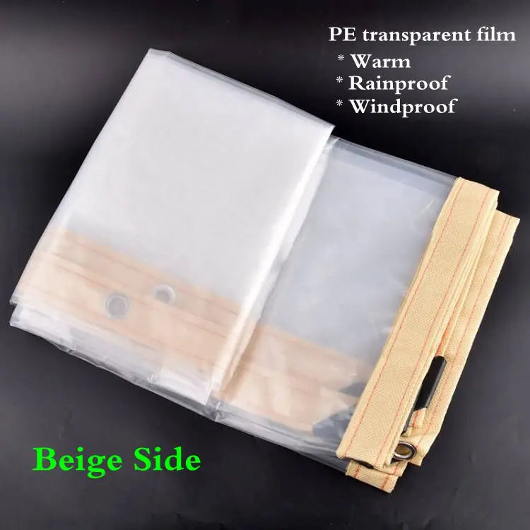 0.1mm PE Plastic Tarpaulin Outdoor Winter Snow Tarp Garden Patio Plants Cover House Tarp Pergolas Canopy ,Pets House Raincover