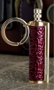 Flint Fire Starter Keychain - Metal Matchstick Lighter with Permanent Open Flame, No Oil Needed, Portable Keychain for Outdoor
