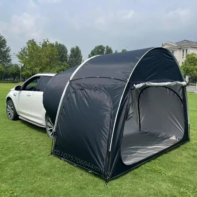 Military Green SUV Tent, Rear Car Connected Multifunctional Tent, Outdoor Camping Waterproof Windproof Tent
