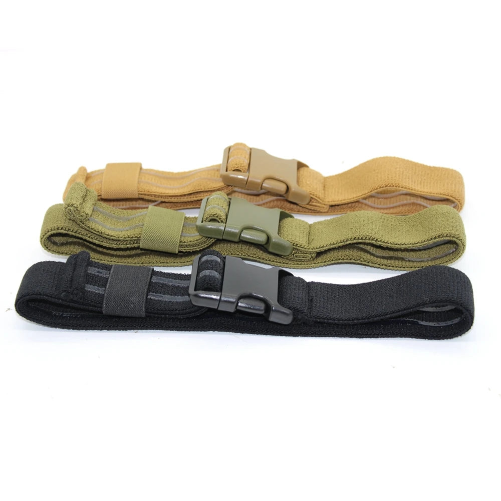 Tactical Elastic Anti-slip Thigh Belt Leg Strap Thigh Holster Bond Leg Hanger with Quick-Release Buckle Hunting Accessories Gear