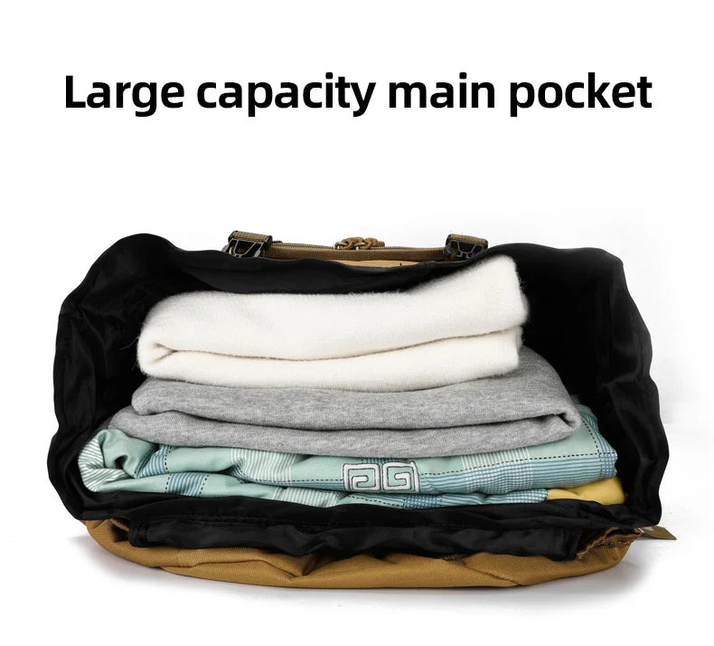 Tactical Climbing Backpack Large Capacity Travel Bag Outdoor Shoulder Camping Hiking Rucksack Men Women Mountaineering Backpack