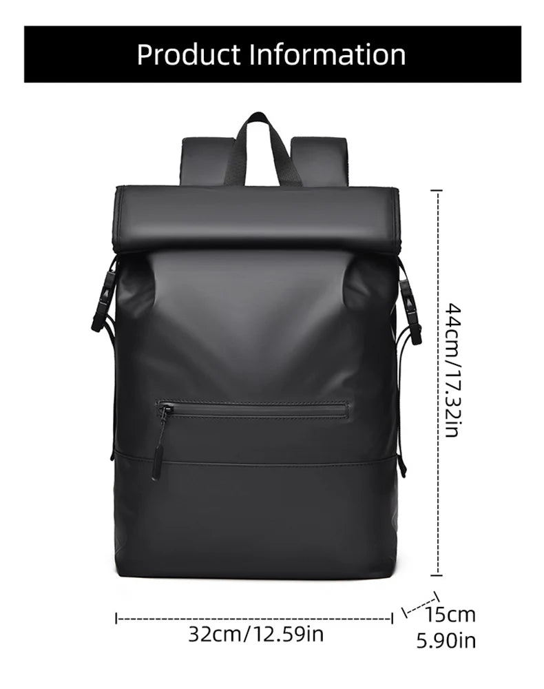 Hiking Rolled Top Backpack Travel Duffel Bag Outdoor Climbing Camping Sport Fitness Rucksack Casual Weekend Luggage Schoolbag