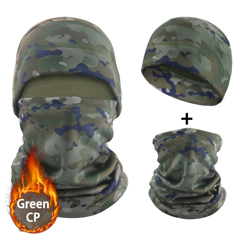 Winter Elastic Hunting Riding Fishing Warm Collapsible Camping Cap Men Outdoor Sports Running Climbing Windproof Camouflage Hat