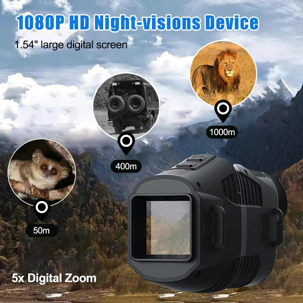R11 1080P Monocular Infrared Night Vision Device Day Night Use Photo Video 5X Digital 300M Full Dark Viewing Distanc For Hunting