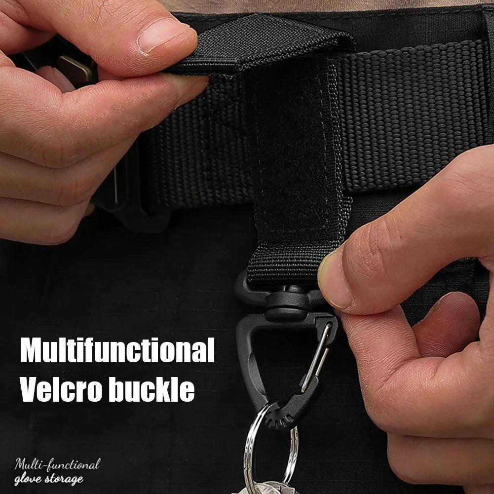 1-10PCS Nylon Hang Buckle Strap Military Carabiners Tactical Buckle Belt Clips Keychain Camping Hanging Hooks Camping Tool