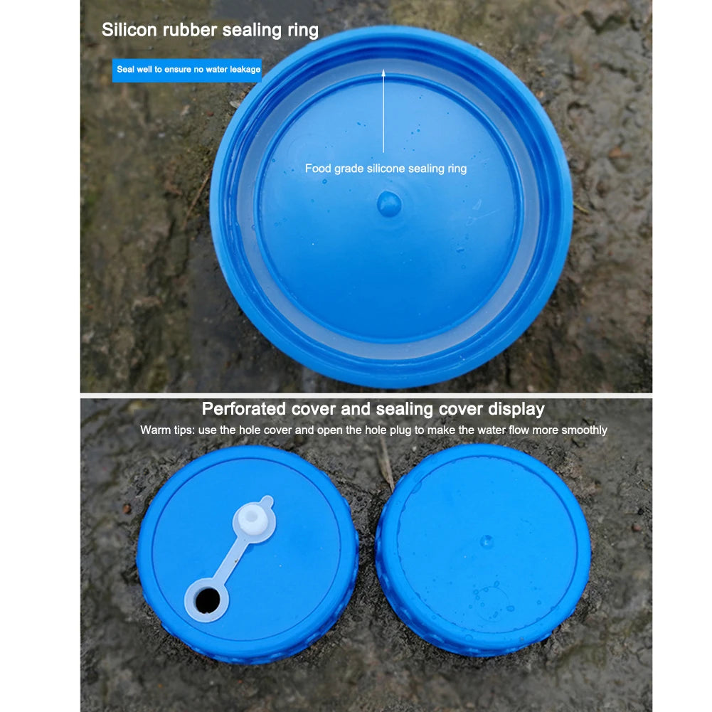 Camping Water Container Portable Car Driving Water Tank Large Capacity Outdoor Water Bucket with Faucet Picnic Accessories