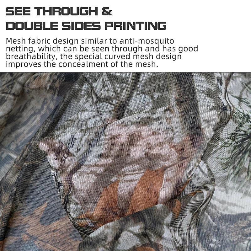 Camo Hunting Netting 1.5*2/3/4/5/6/8/10/12/15m 300D Tree2 Sunshade Garden Tent Hood Background Decoration Snow Winter Camouflage