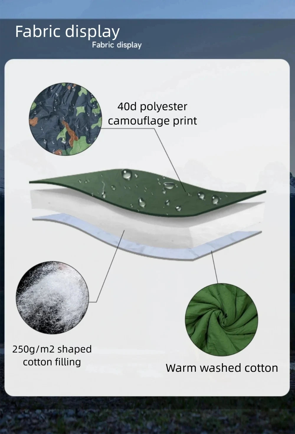 Multifunctional Portable Winter Warm Sleeping Bag Hammock Outdoor Camping Cotton Underquilt Windproof Warm Hammocks Cover