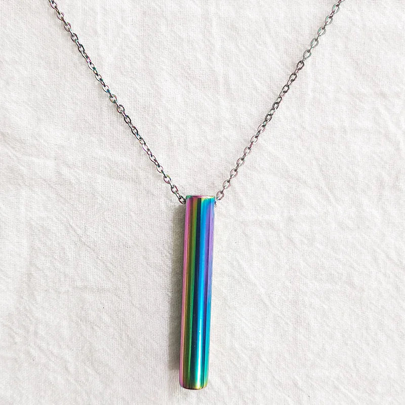 528Hz Stainless Steel Meditation Whistle Necklace | Yoga Breathing Tool & Anxiety Relief | Chakra Balancing Spiritual Jewelry